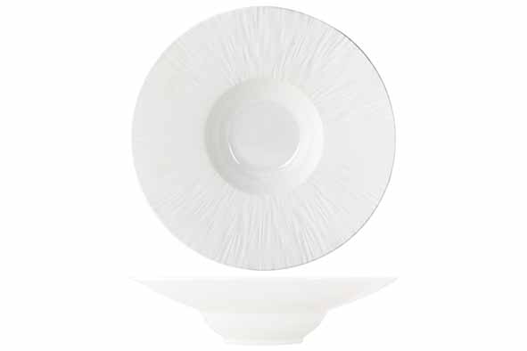 Pure White Assiette Pâtes 23,8xH6cm